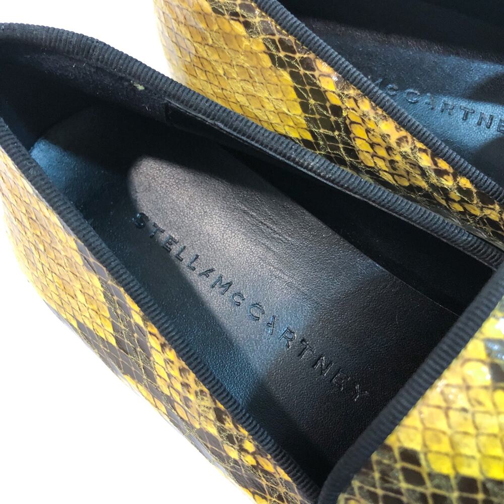 Stella Mccartney Binx Snake Print Python Wedge Pl… - image 7